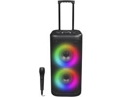 Denver Bluetooth Speaker Party Box - Discolichten - Partybox - Incl. Microfoon - Micro SD / USB / AUX - TSP353