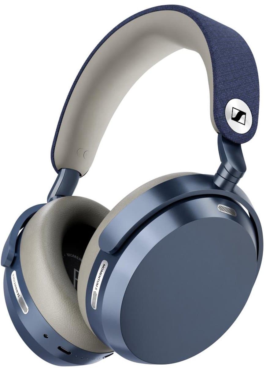 Sennheiser Momentum 5 Wireless - Koptelefoon - Denim (Blauw) - Bluetooth - Noise Cancelling - Hi Res - Dolby — afbeelding 1