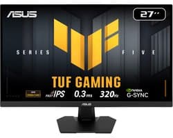 ASUS TUF Gaming VG27AQM5F - QHD Fast IPS Gaming Monitor - 320Hz - 0.3ms - Speakers - 27 Inch