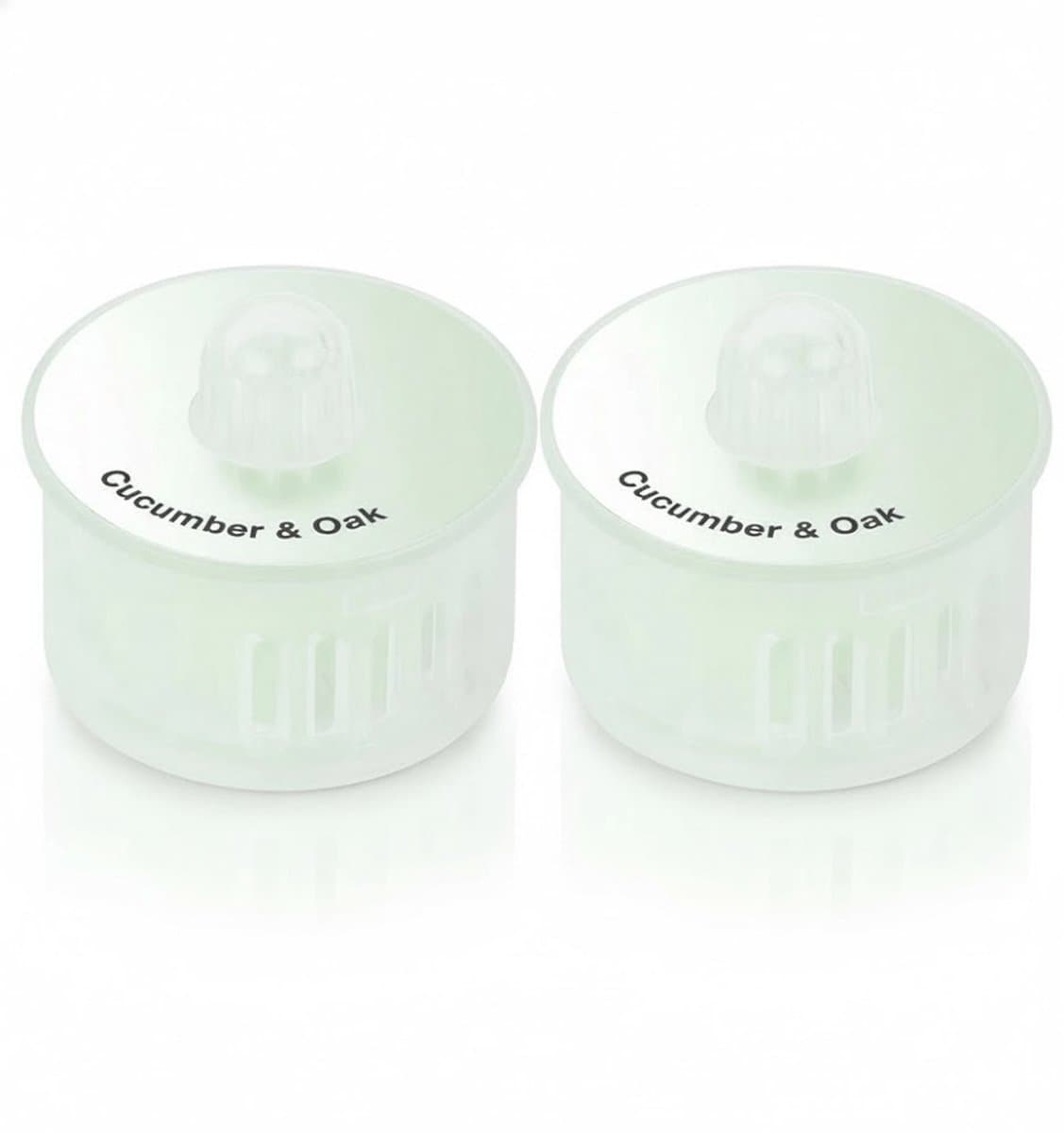 Ecovacs Luchtverfrisser Refill Set – Cucumber & Oak Geur – 2×3 Capsules voor DEEBOT T9, T10 & X1 PLUS – Luxe, Natuurlijke Geurervaring tijdens het Stofzuigen — afbeelding 1