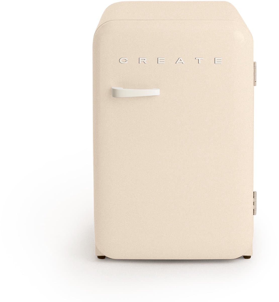 CREATE - Koelkast in retrostijl - Gebroken wit - Handvat Gebroken wit - FRIDGE RETRO 107L — afbeelding 1