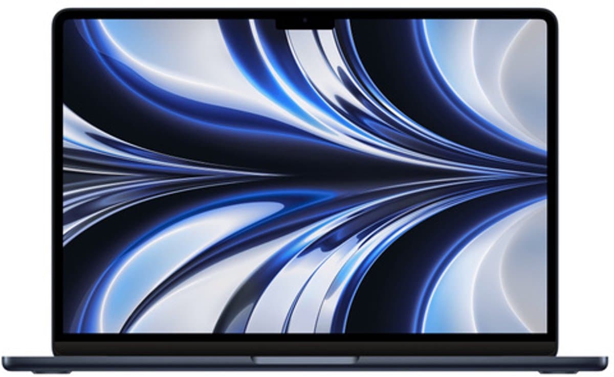 MacBook Air 13" 2022 M2 3,5 Ghz 16 GB 512 GB SSD Middernacht — afbeelding 1