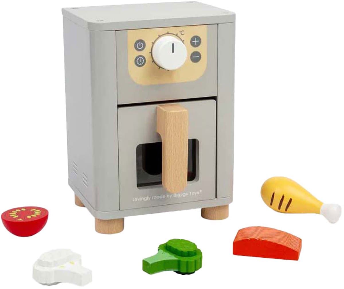 BigJigs speelgoed airfryer - educatief kinderspeelgoed keuken. — afbeelding 1