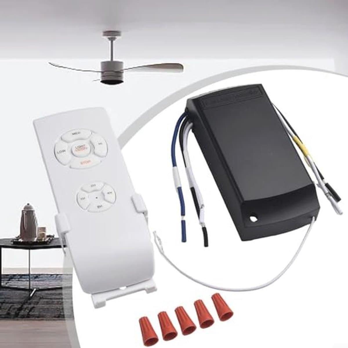 Slimme Plafondventilator met Afstandsbediening en WiFi — afbeelding 1