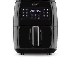 CASO Airfryer AF 600 XL - Hetelucht friteuse XL, 6 Liter, 1700 Watt, 12 programma's, Inclusief Shake reminder