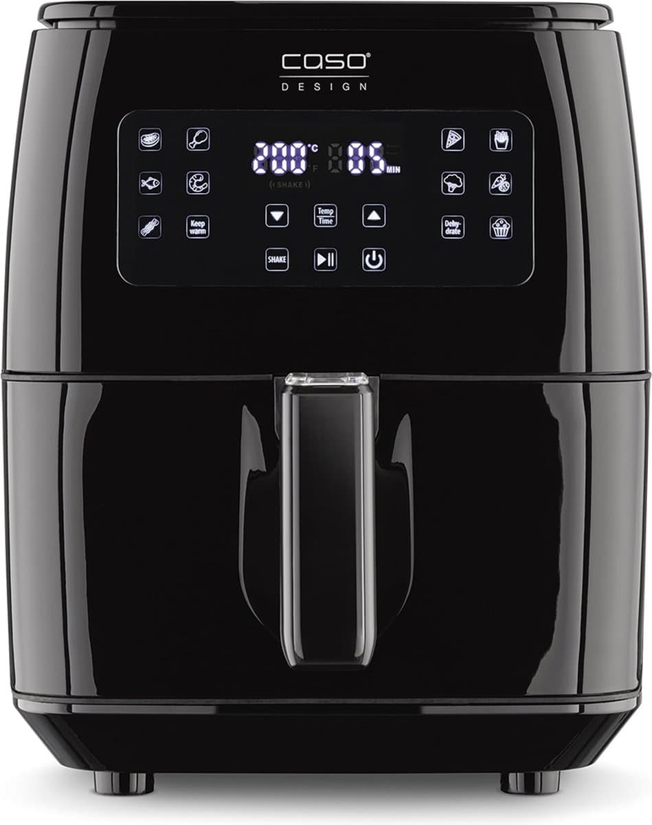 CASO Airfryer AF 600 XL - Hetelucht friteuse XL, 6 Liter, 1700 Watt, 12 programma's, Inclusief Shake reminder — afbeelding 1