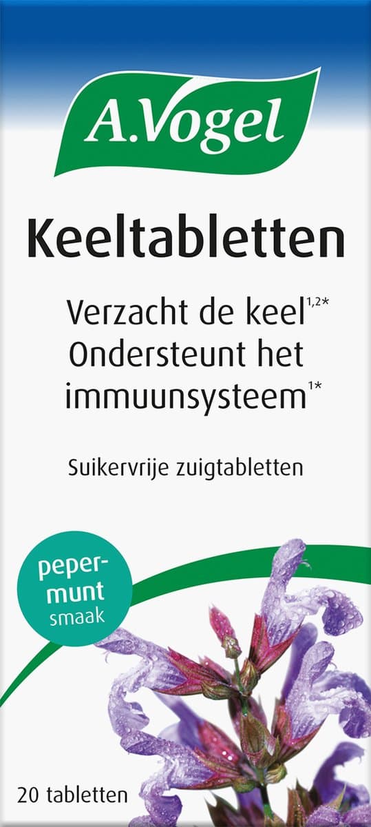 A.Vogel Keeltabletten tabletten - Verzacht de keel én ondersteunt het immuunsysteem - 20 st — afbeelding 1
