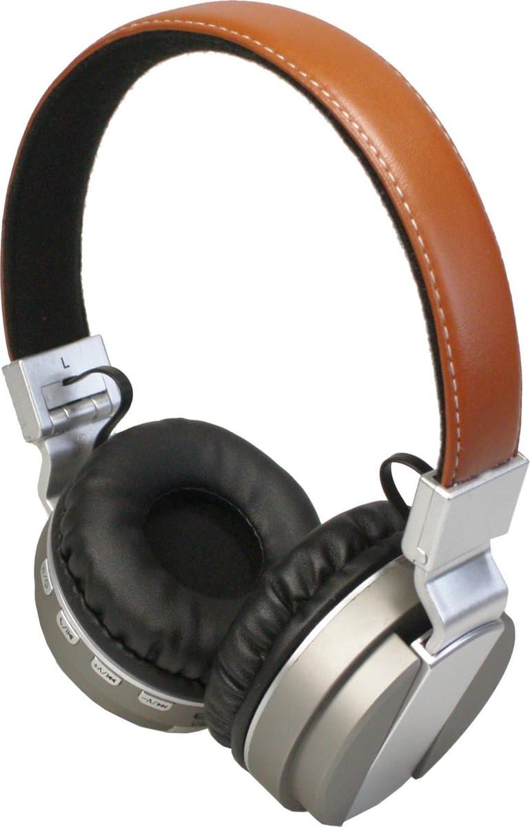 Nachtwacht draadloze hoofdtelefoon - bruin - oplaadbaar - bluetooth 4.0 — afbeelding 1