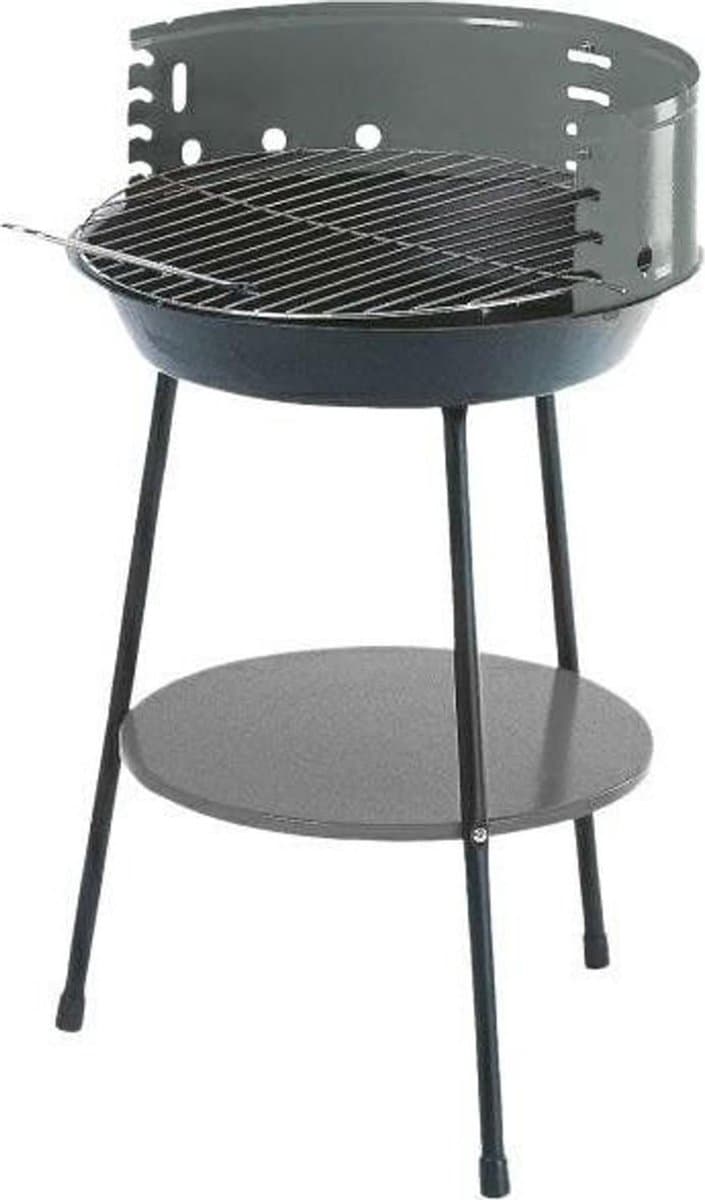 Master Grill MG915 - Houtskoolbarbecue - Okrond - 35 cm - Staal — afbeelding 1