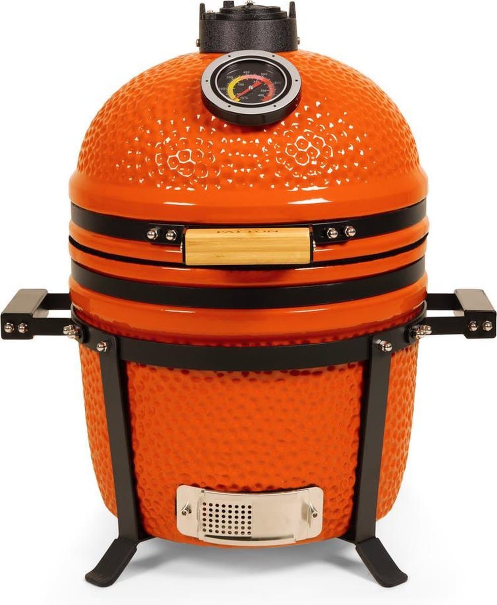 Patton Kamado 15" - Tafel model - Keramische barbecue - Premium Oranje - Medium - Compleet - Oranje — afbeelding 1