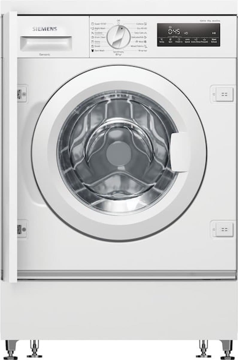 Siemens WI14W542EU - Voorlader Wasmachine - 8 kg Capaciteit - 1400 RPM - Wit - ENG display — afbeelding 1