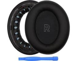 MMOBIEL Vervangende Oorkussens Geschikt voor Bose QuietComfort Ultra Wireless Noise Cancelling Hoofdtelefoons – Memory Foam en Protein PU Koptelefoon Oorkussens - Noise Isolation Earpads – Zwart