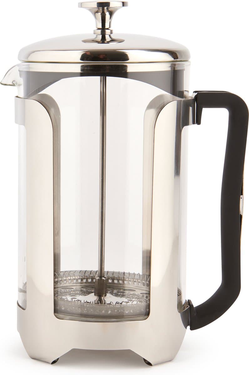 La Cafetière Roma Roestvrij Staal French Press Koffiezetapparaat met Brede Handgreep — afbeelding 1
