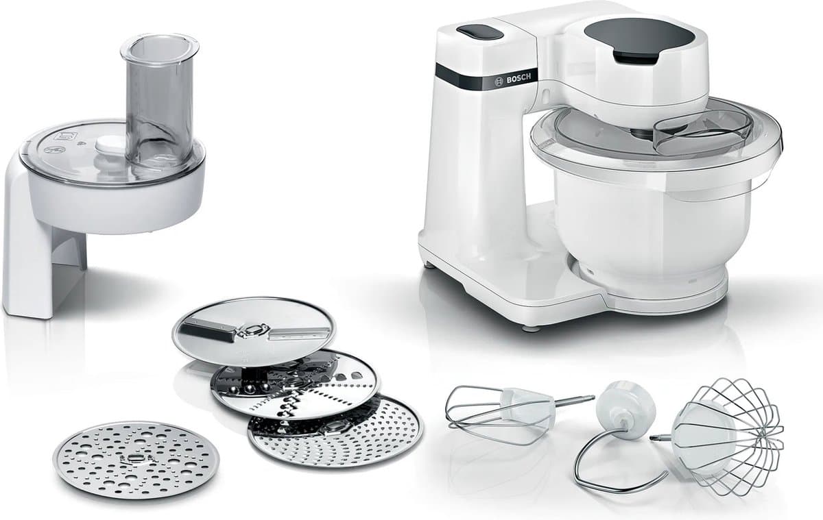 Bosch MUM Serie 2, 700 Watt Foodprocessor 700 W Wit — afbeelding 1