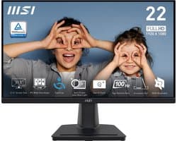 MSI PRO MP225 computer monitor 54,6 cm (21.5") 1920 x 1080 Pixels Full HD LED Zwart