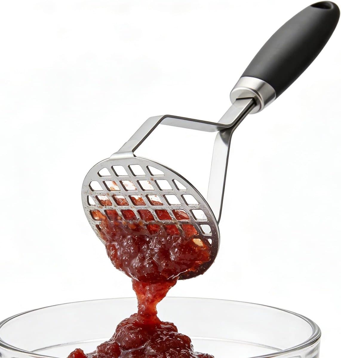 Keukenfruitbreker - Aardappelpers - Maaltijd Bereiding - Stevig Handgereedschap - 26 x 8 x 8 cm - Veelkleurig — afbeelding 1
