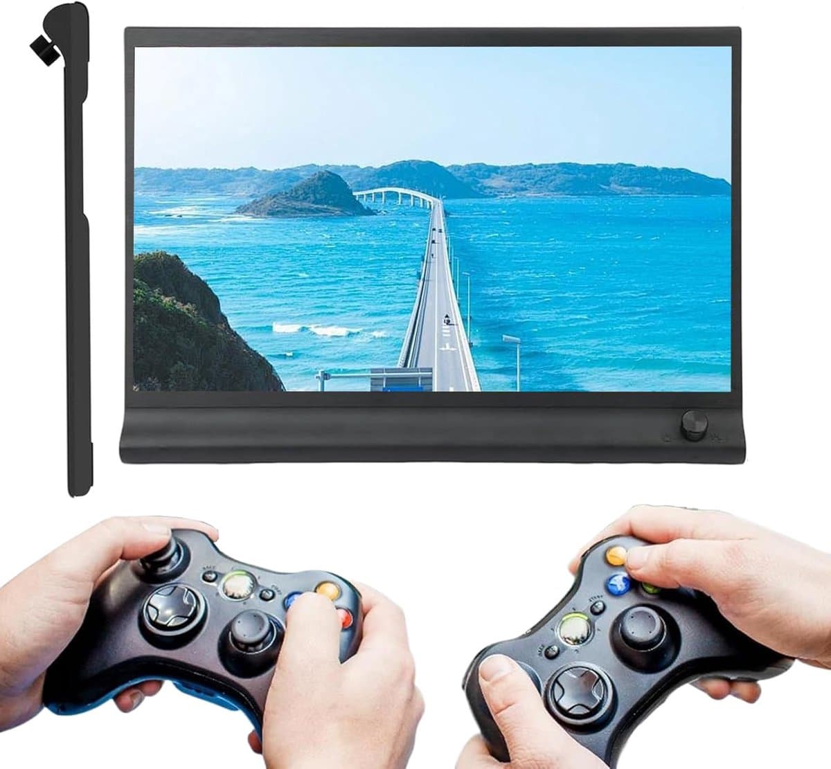 Externe Monitor - Draagbaar Scherm - Productiviteit Vergroten - Getrouwe Kleurenweergave - 396 cm Diagonaal — afbeelding 1
