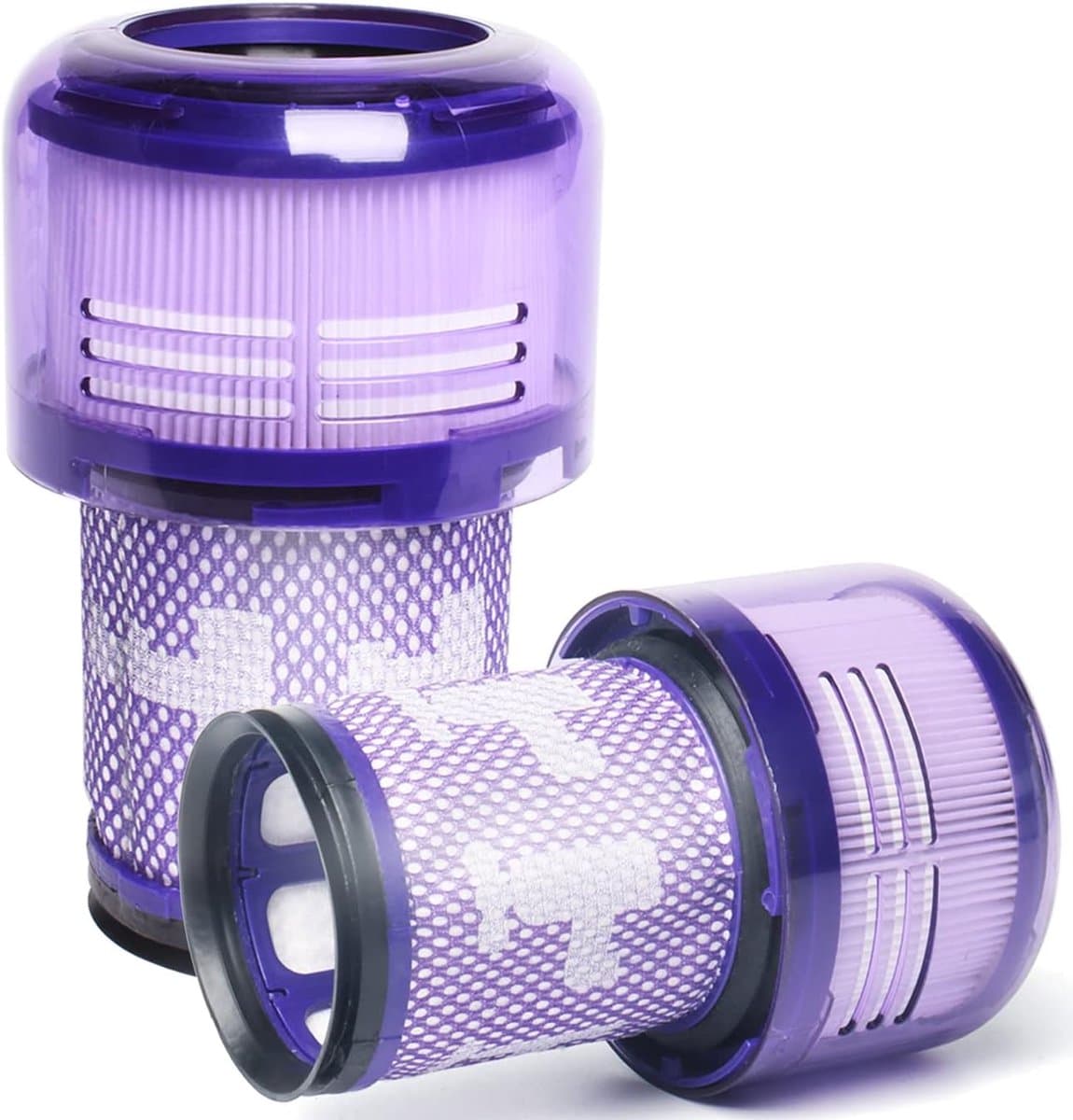 2 stuks V12 filters vervangingsfilters voor Dyson V12 Detect Slim Absolute extra stofzuiger - onderdeelnummer 971517-01 — afbeelding 1