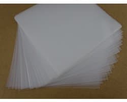 50 LP Hoezen mat - EXTRA DIK 150 micron (TOP KWALITEIT! 0,15mm dik) - Buitenhoezen / Beschermhoezen voor vinyl platen - 12 inch