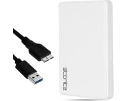 Externe Harde Schijf - Draagbare Opslag - Bestanden Opslaan - Ultrasnelle USB 3.0 - 120 GB - Wit