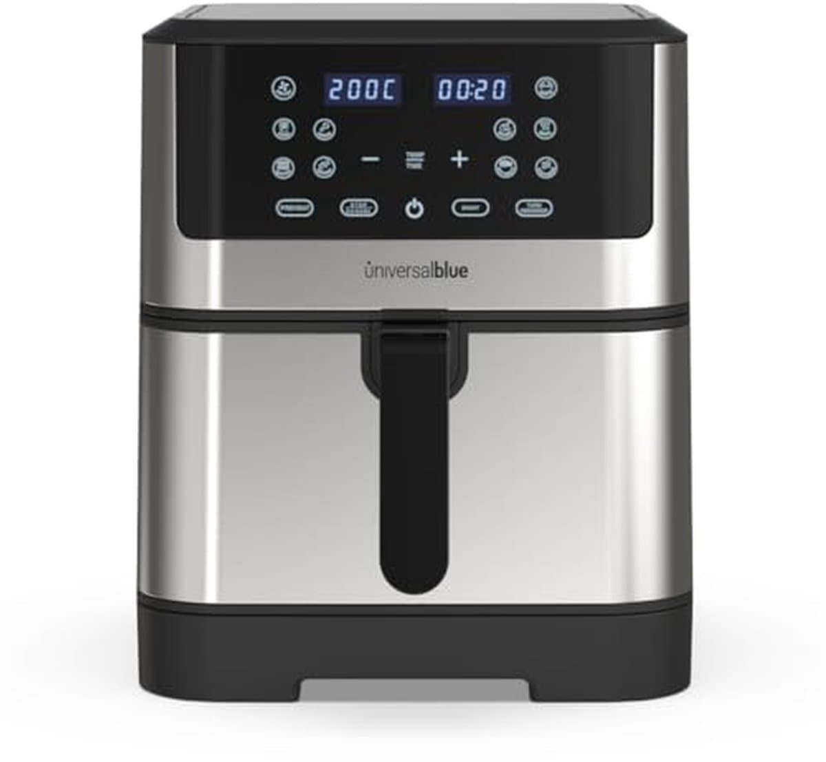 Heteluchtfriteuse - Airfryer - Gezond Koken - 8 Liter Capaciteit - 1800 Watt - Zwart — afbeelding 1