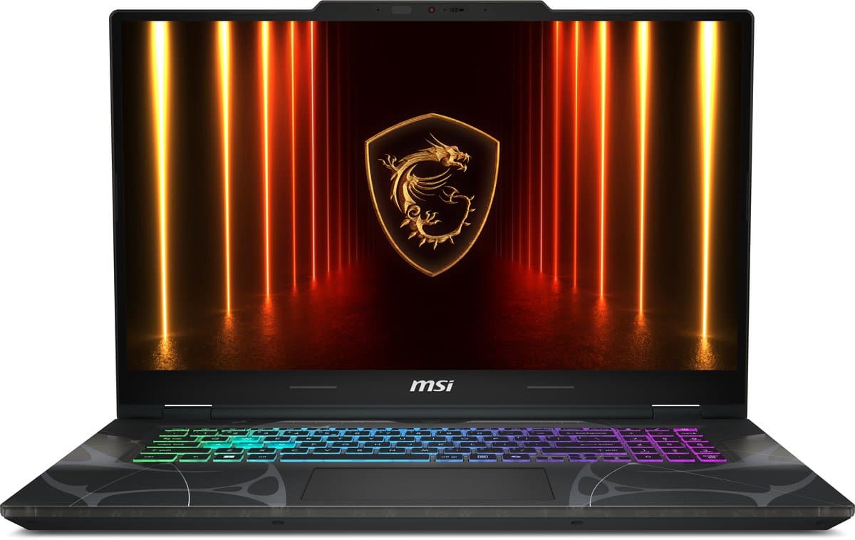 MSI Cyborg 17 B13WEKG-259BE Intel® Core™ i7 i7-13620H Laptop 43,9 cm (17.3") Full HD 16 GB DDR5-SDRAM 512 GB SSD NVIDIA GeForce RTX 5050 Wi-Fi 6E (802.11ax) Windows 11 Home Zwart — afbeelding 1