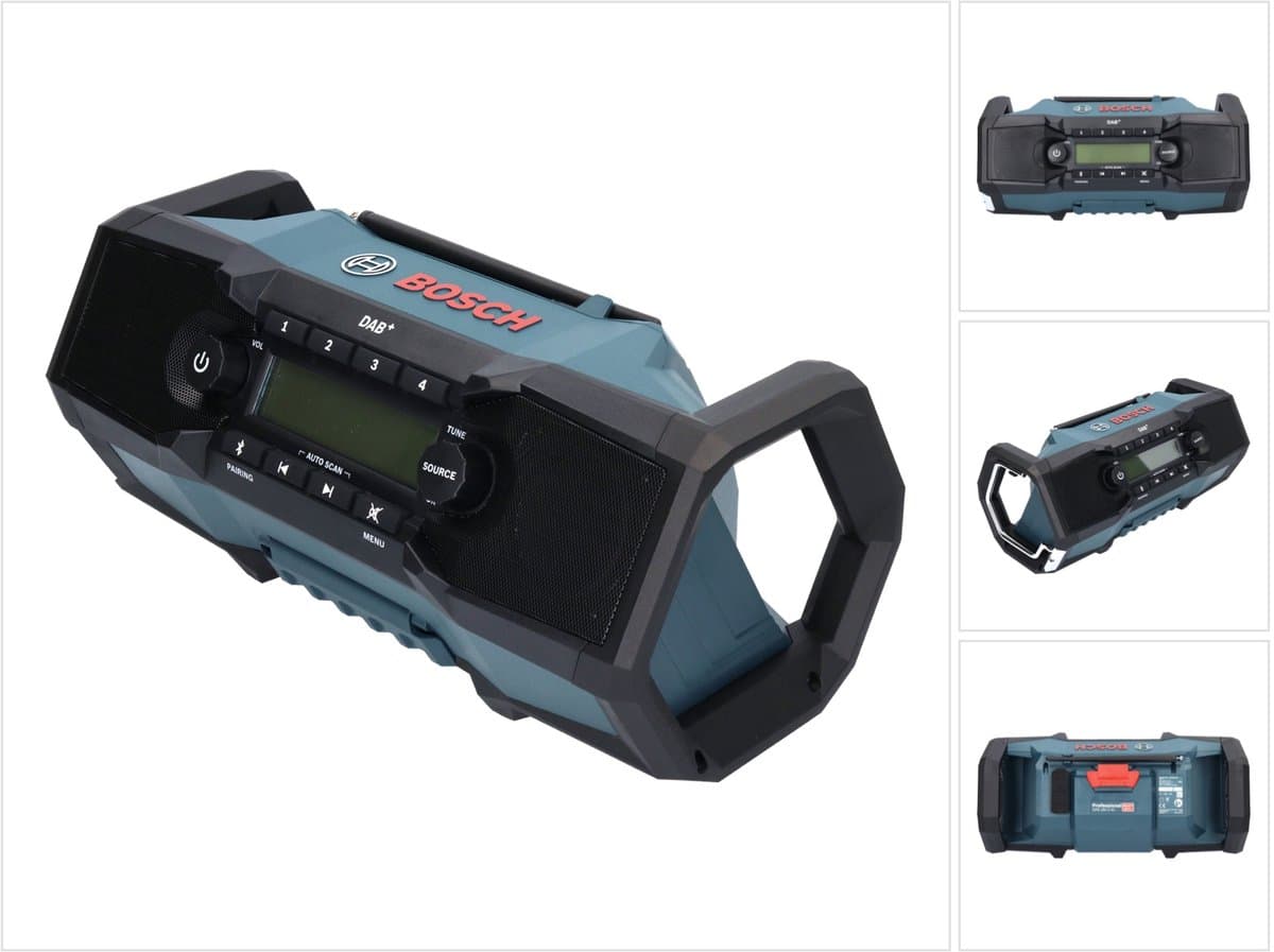 Bosch Professional GPB 18V-2 SC Bouwradio 18V DAB+, Bluetooth, FM en AUX - 06014A3100 — afbeelding 1