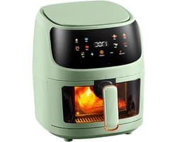 Slimme Heteluchtfriteuse - Multicooker Oven - Gezond Koken - Snelle Luchtcirculatie - 6 Liter Capaciteit - Wit