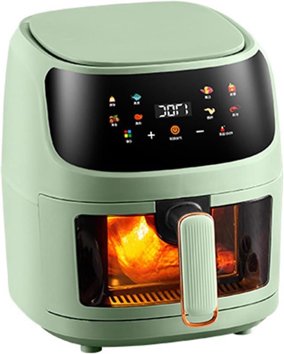 Slimme Heteluchtfriteuse - Multicooker Oven - Gezond Koken - Snelle Luchtcirculatie - 6 Liter Capaciteit - Wit — afbeelding 1