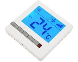 Dailygoody - Ventilator Coil Thermostaat - Digitale Temperatuur Controller - Vertraging Compressor - Modern - 3-snelheden - Geschikt voor Aircondition