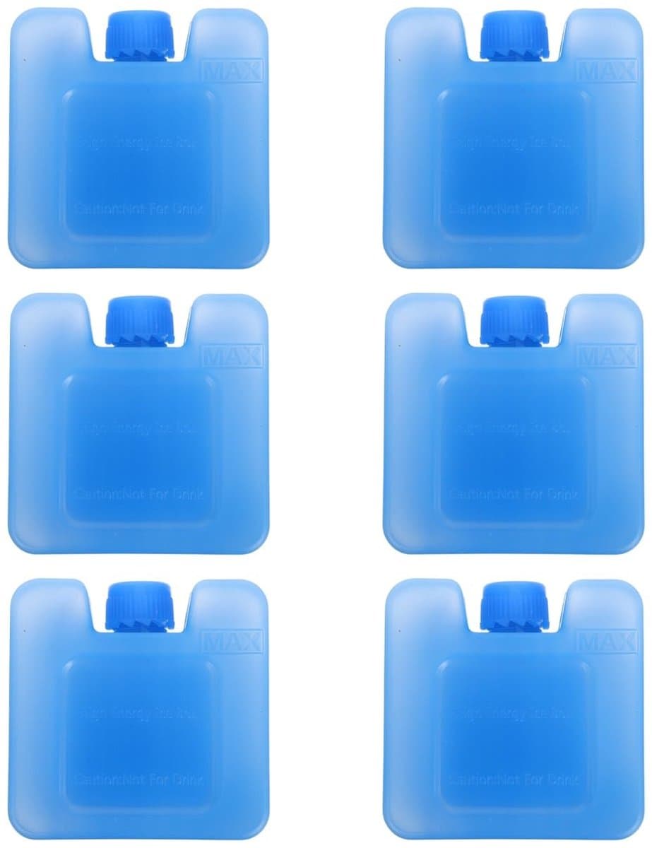 Dailygoods - Dailygoody - Airconditioning Koeler - Draagbare IJsblokjeshouder - Compact en Licht - Sky-Blue - Herbruikbare IJsdozen - Ideaal voor Zomer - 6 Stuks — afbeelding 1