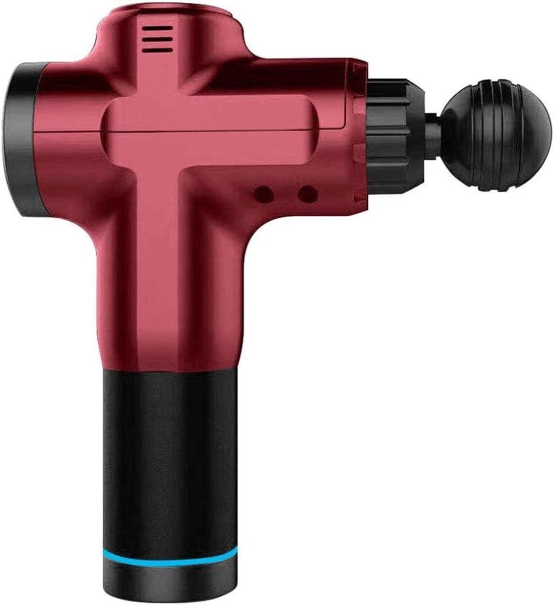 Spier Massager Gun - Fascia Blaster - Spierherstel Versnellen - 4 Verschillende Massagekoppen - 6 Snelheden - Rood — afbeelding 1