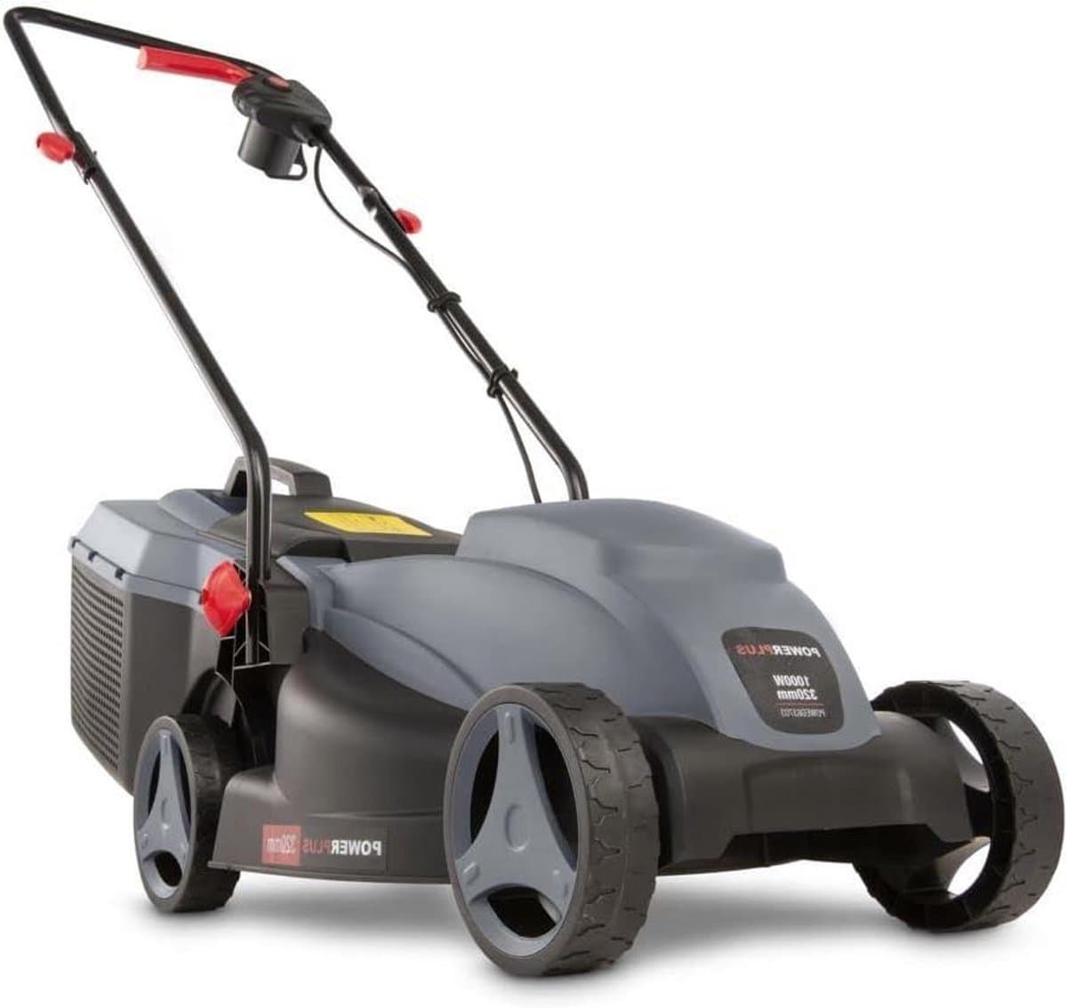 Elektrische Grasmaaier - Tuinmachine - Gazon Onderhoud - Grasopvang Systeem - 32 cm Snijbreedte - Grijs — afbeelding 1