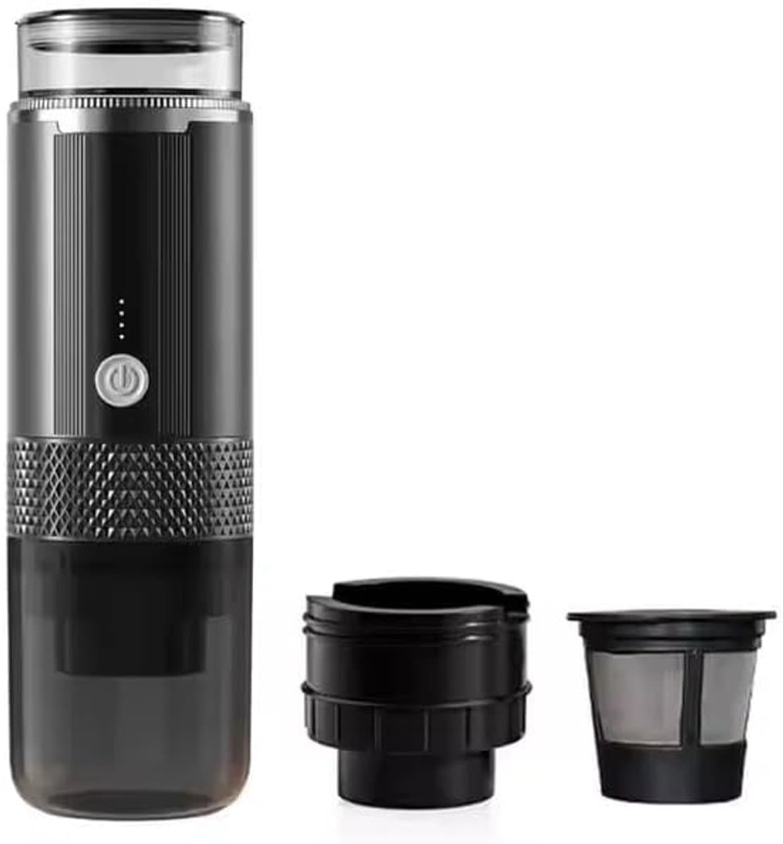 Draagbaar snoerloos koffiezetapparaat – Koffiebeker voor buiten – Espressomachine – Capsulekoffiezetapparaat – Compact ontwerp (170 ml) – Ideaal voor op reis, op de camping en in de auto — afbeelding 1