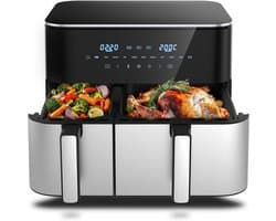 MKSS® Airfryer XXL - Dubbele Mand Airfryer