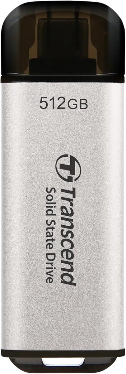 Supersnelle Draagbare Externe SSD 512GB USB-C Compatibel met PS4/PS5 Zilver — afbeelding 1