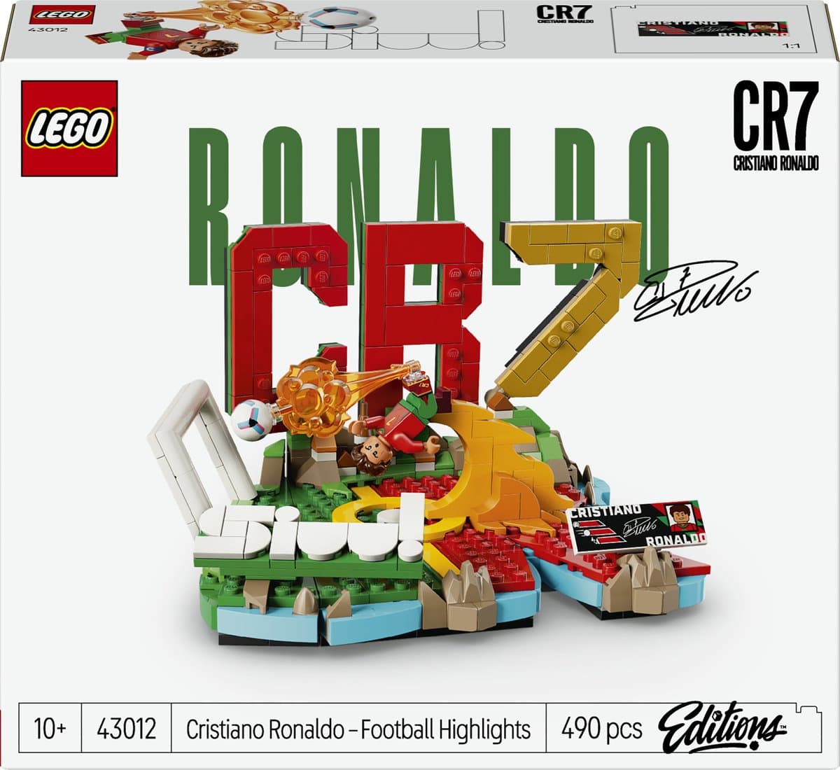 Lego Edition Sports 43012 Cristiano Ronaldo – Voetbalhoogtepunten Bouwelementen — afbeelding 1