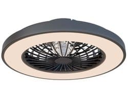 Ledvion - Plafondventilator, Dimbaar, Incl. Afstandsbediening, 48W, LED, 2700K-6500K, 49cm