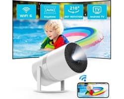 Mini beamer - Projector - Beamerscherm - Projectiescherm - Outdoor & Indoor Projector -