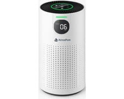 Luchtreiniger Wit HEPA 13 + Koolstoffilter - 24 Watt Vermogen - 98 m² Oppervlakte - Elektrisch - Voor Huisstof, Pollen En Geuren