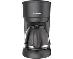 Filterkoffiezetapparaat 750 ml – Compact Koffiezetapparaat met Glazen Kan – 600W – 30 Min Warmhoudfunctie – Automatische Koffiemachine voor Thuis & Kantoor