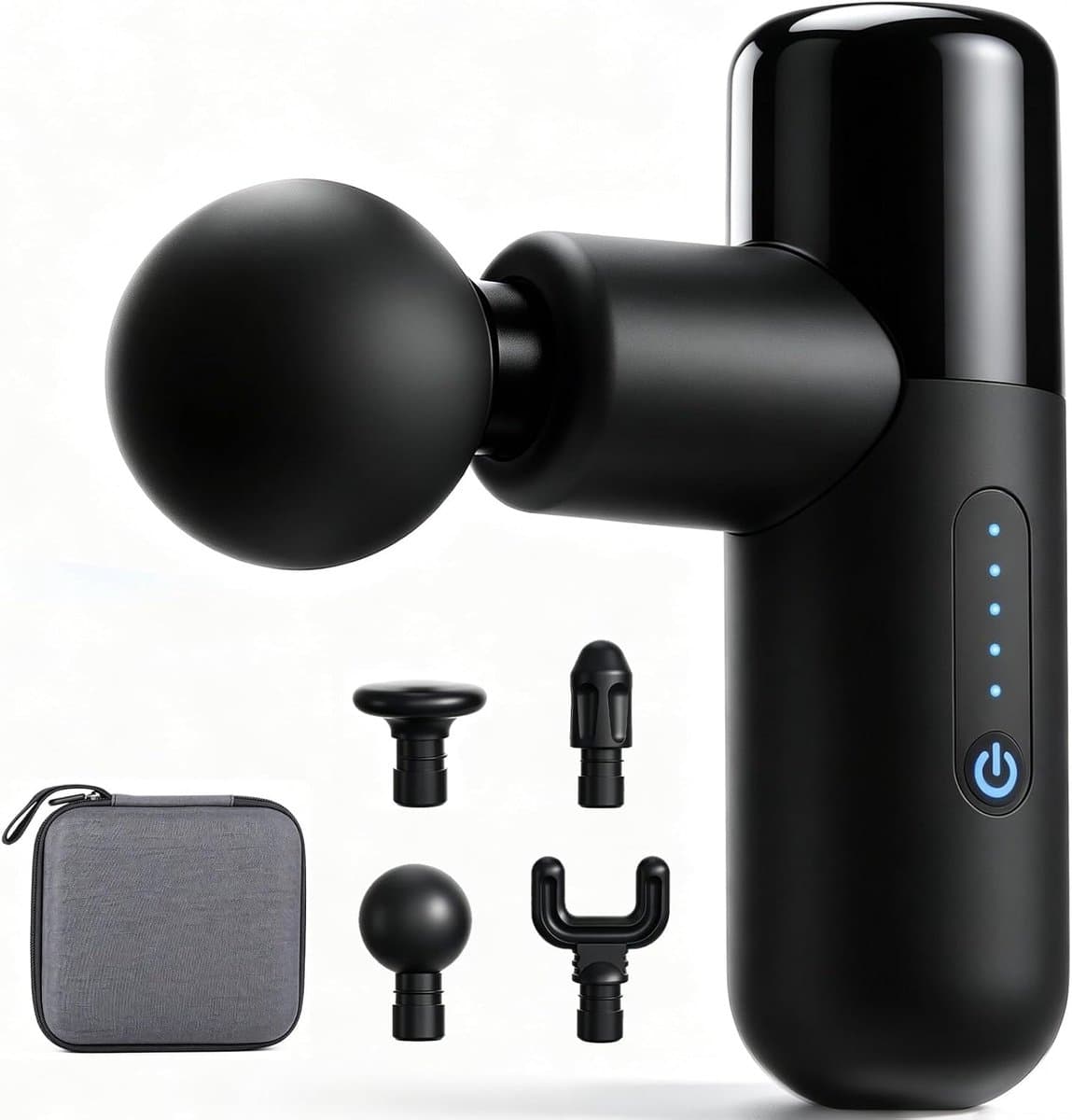 Zerolia Mini Massagepistool, Massageapparaat met Koolborstelloze Motor, 5 Snelheden, Druksensor, 4 - ShopVlot — afbeelding 1