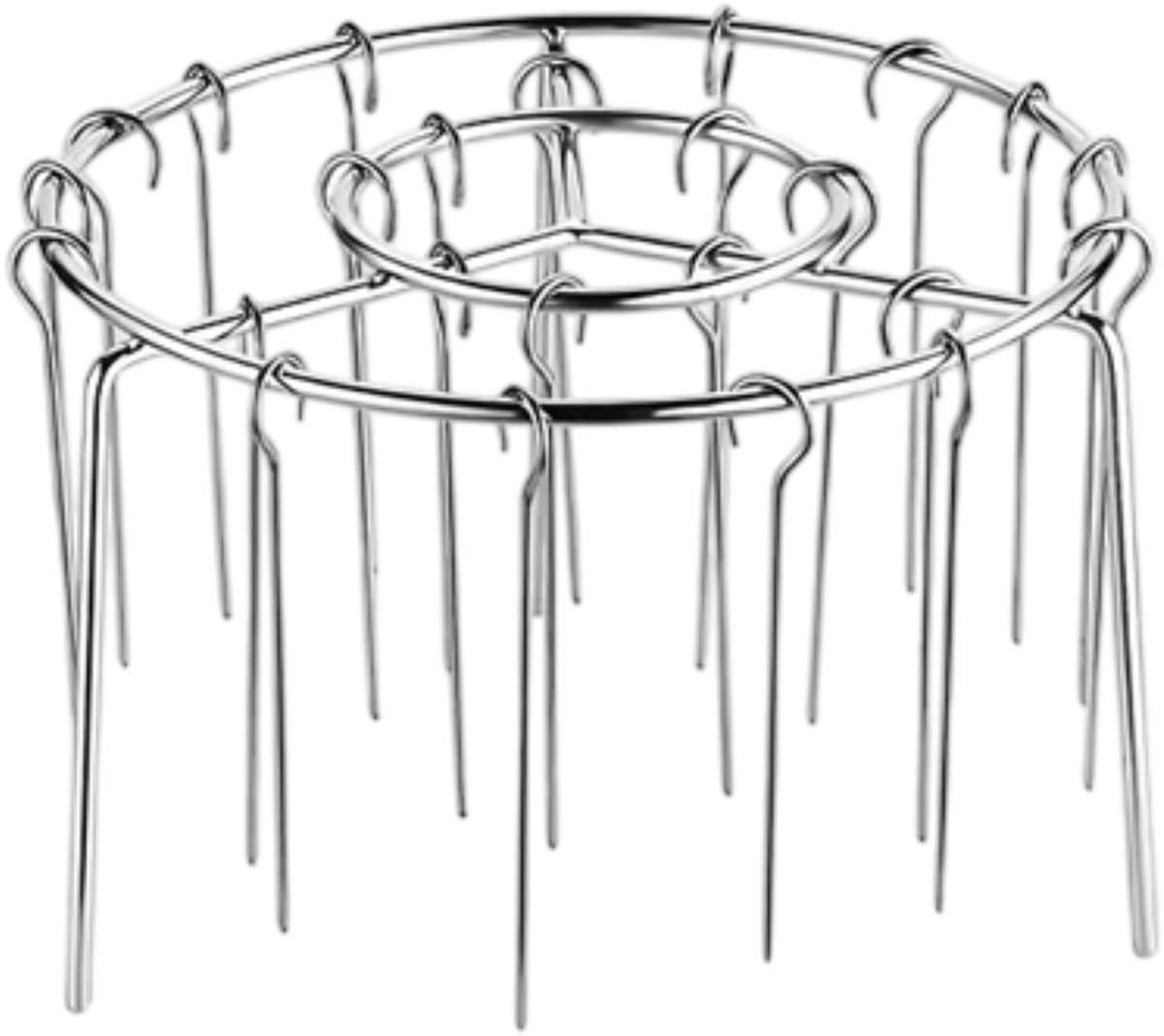 Home & Marker - Airfryer Grillset - 24 Spiesen - Voor 3-8L Airfryers - Antiaanbak RVS - AIRROAST — afbeelding 1