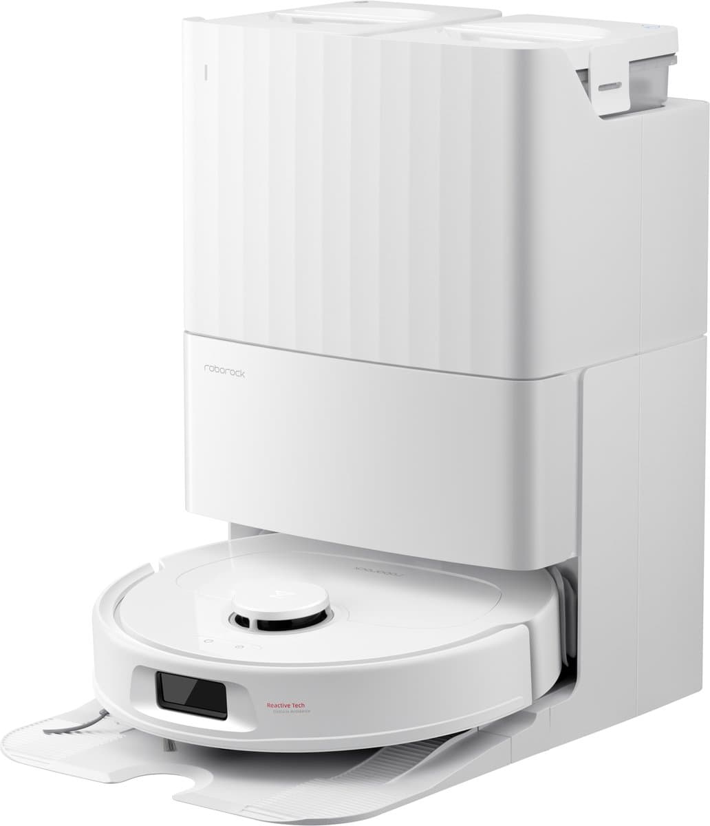 Roborock QV 35A robotstofzuiger - 8000Pa - met dweilfunctie - anti-verstrengeling - Dual Liftable Spinning Mops - Reactive Tech Obstacle Avoidance - Zelfreinigend - 2,7 L stofzak - 4 L watertank - Qrevo Plus/Qrevo upgrade — afbeelding 1