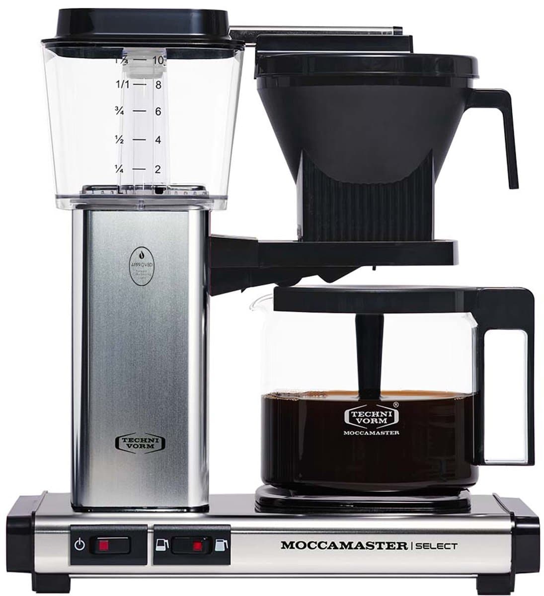 Moccamaster KBG Select - Filterkoffiezetapparaat - Polished Silver - 5 jaar garantie — afbeelding 1