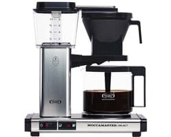 Moccamaster KBG Select - Filterkoffiezetapparaat - Polished Silver - 5 jaar garantie