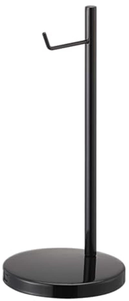 Headphone Stand - Stijlvolle en Duurzame Koptelefoonhouder van Staal, Zwart, 28 cm Hoog — afbeelding 1