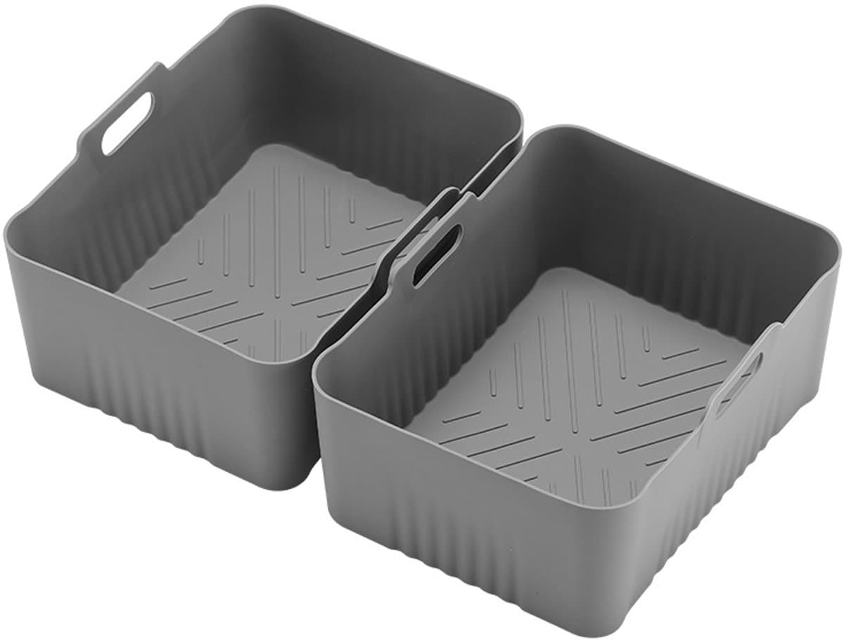 2 stuks Geschikt voor Ninja AF400 451 Toevoegen aan verlanglijst productvergelijk siliconen bakplaat voor airfryer -grijs — afbeelding 1