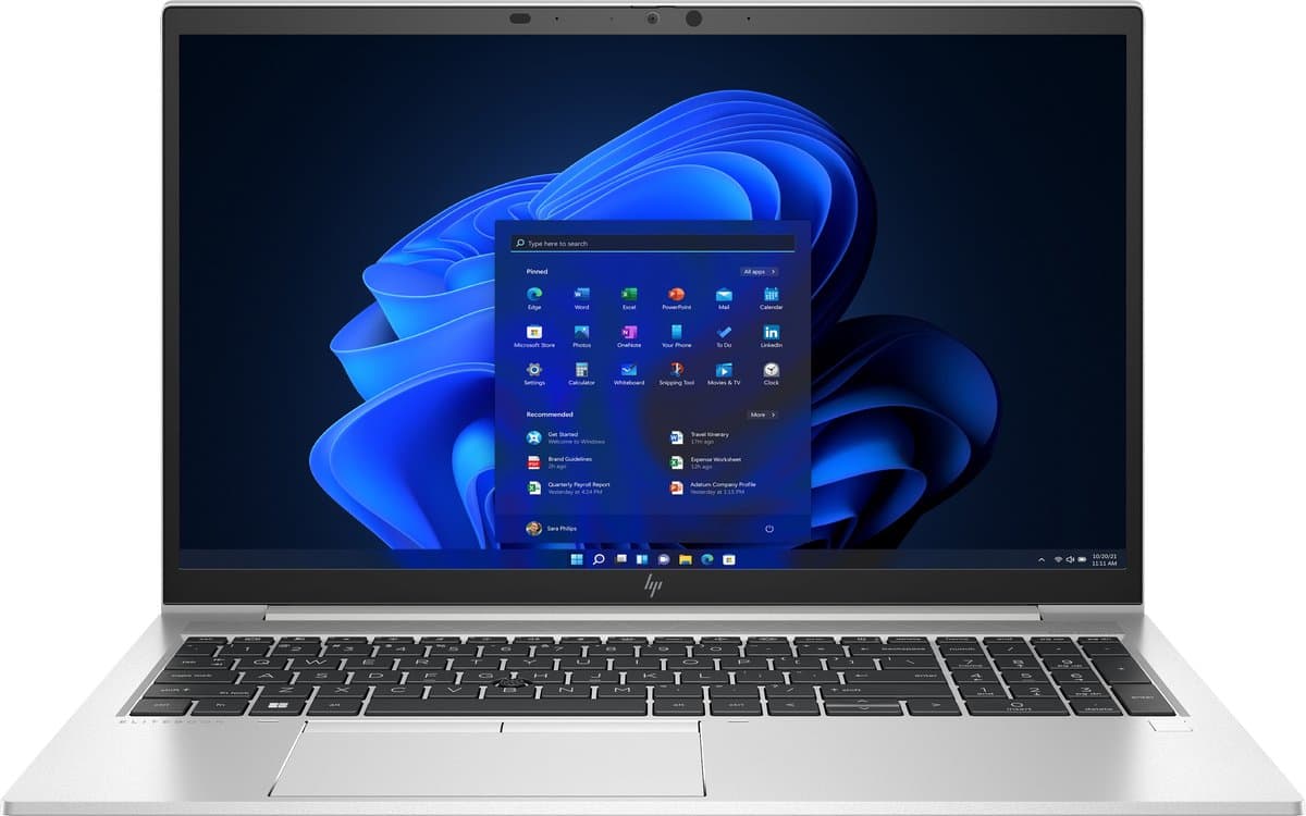 HP EliteBook 850 G8 Certified Refurbished Intel® Core™ i7 i7-1185G7 Laptop 39,6 cm (15.6") Full HD 32 GB DDR4-SDRAM 512 GB SSD Wi-Fi 6 (802.11ax) Windows 11 Pro Zilver Gecertificeerd Refurbished — afbeelding 1