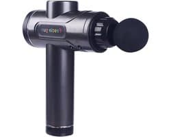 Mini Massagepistool - Spierontspanning Apparaat - Herstel Na Sport - 4 Snelheden Instelbaar - Compact Formaat - Zwart